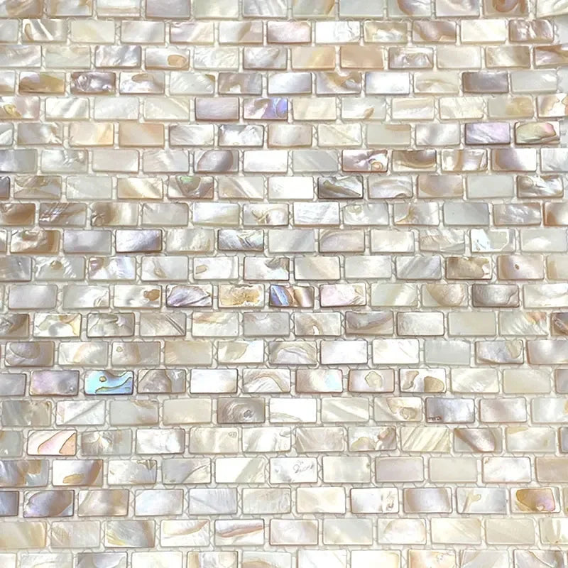 1pc mother of pearl natural shell mosaic kitchen backsplash wallpaper tile bathroom background decorative wall tile Wholesale