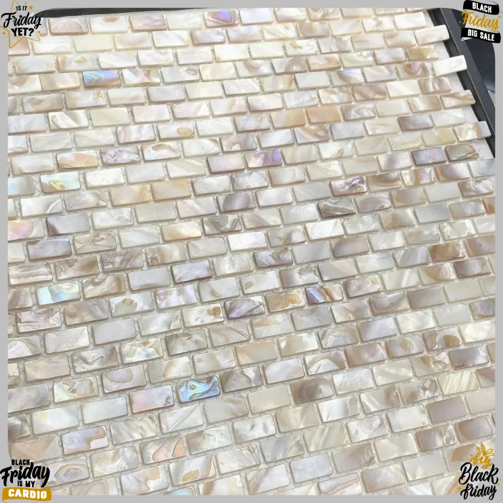 1pc mother of pearl natural shell mosaic kitchen backsplash wallpaper tile bathroom background decorative wall tile Wholesale