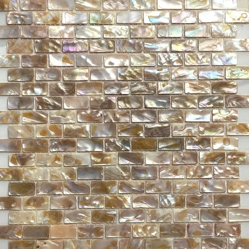 1pc mother of pearl natural shell mosaic kitchen backsplash wallpaper tile bathroom background decorative wall tile Wholesale